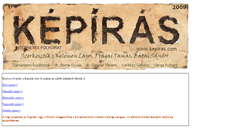 Desktop Screenshot of kepiras.hu